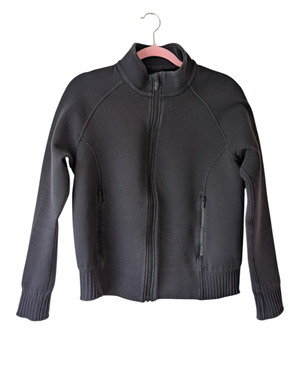 Lululemon NTS Jacket Full Zip In Black Size 12 W4AG6S - Picture 3 of 7